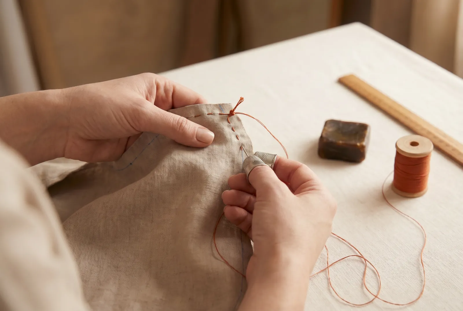 Photo: Thread a sharps needle (No.
