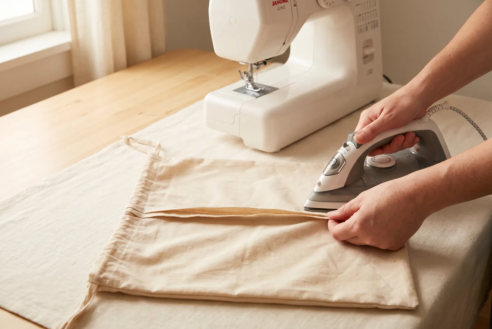 Photo: Press both side seams open, including the seam allowance inside the gap, so the opening lies flat.