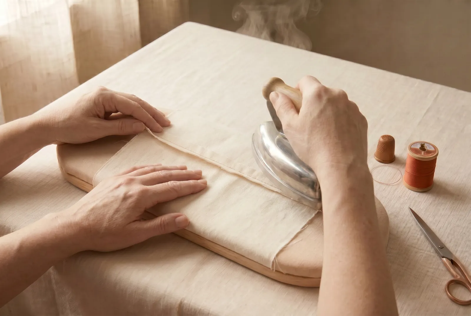 Photo: Match the iron to the fiber.