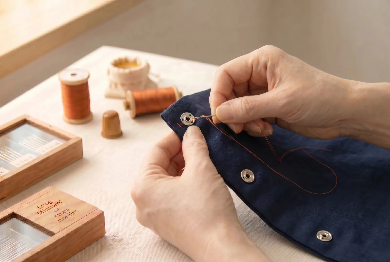 Photo: The end of the thread matters as much as the start.